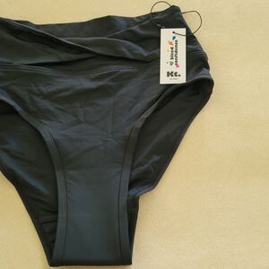 Kt. By Knix Black High-Waisted Swim Bottom